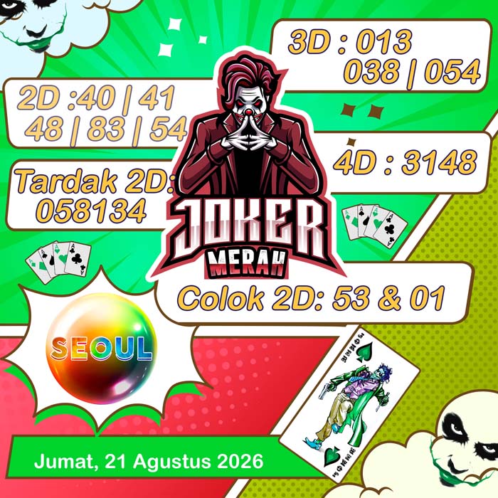 joker merah SEOUL 21-Aug-2026